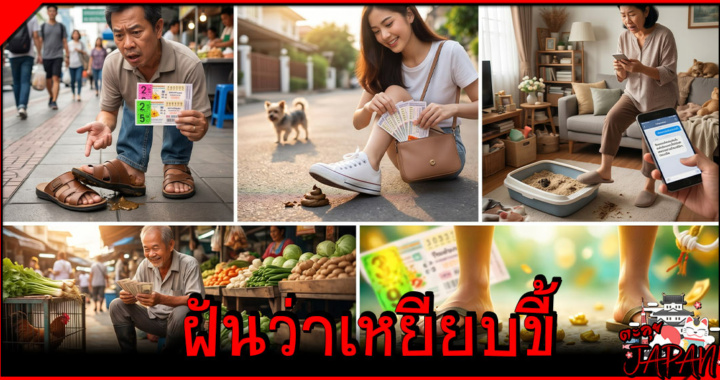 ฝันว่าเหยียบขี้ ทำนายฝันหมายความว่าอย่างไร? พร้อมเลขเด็ดพารวย