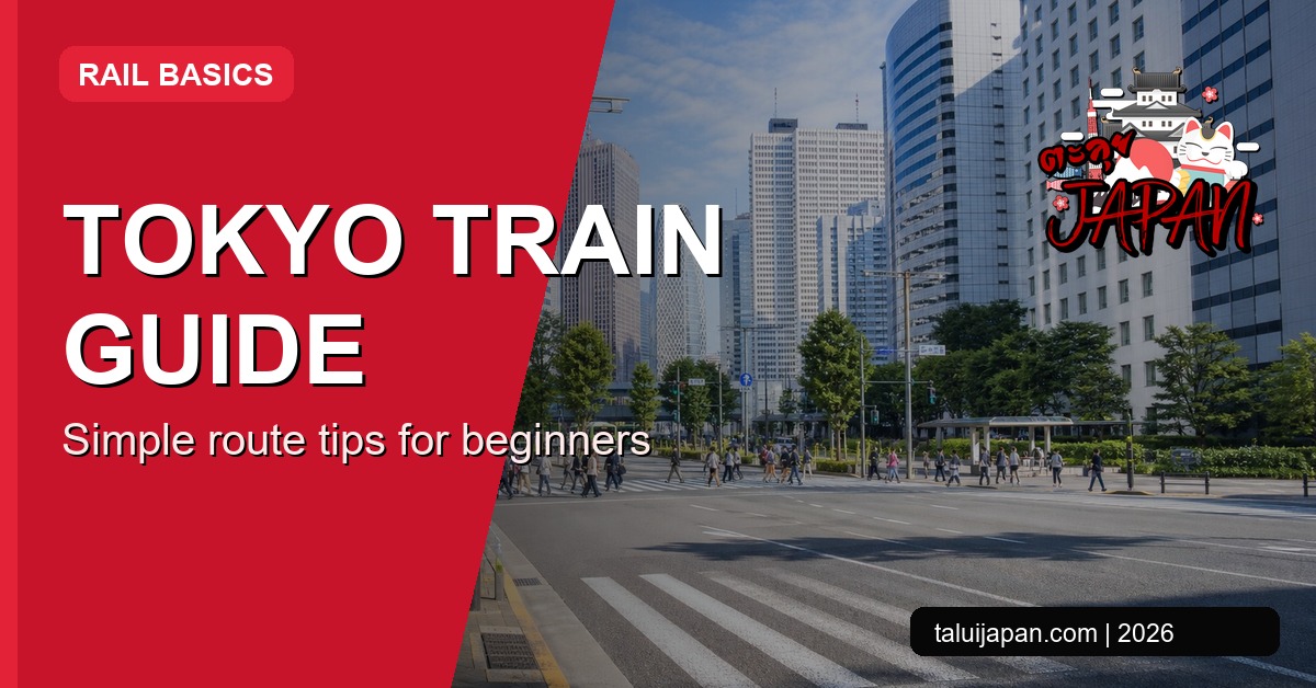 Tokyo train guide for beginners cover image