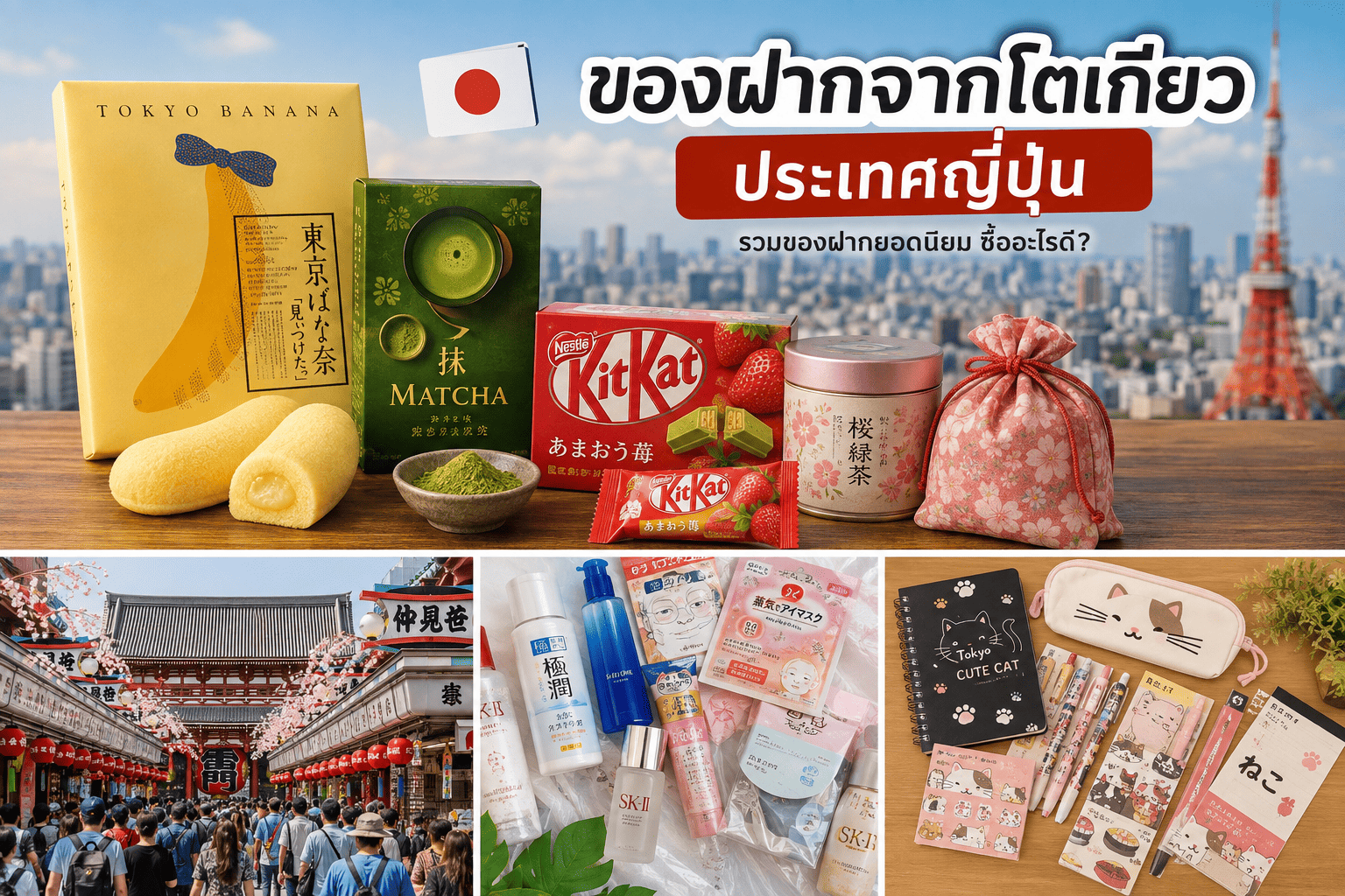 ของฝากจากโตเกียวประเทศญี่ปุ่น