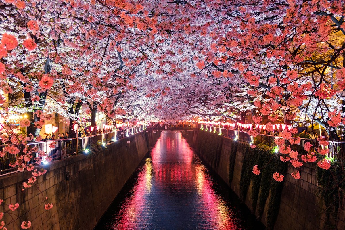 เสาโทริอิสีแดงกลางน้ำ ทะเลสาบอาชิ ฮาโกเนะ ประเทศญี่ปุ่น